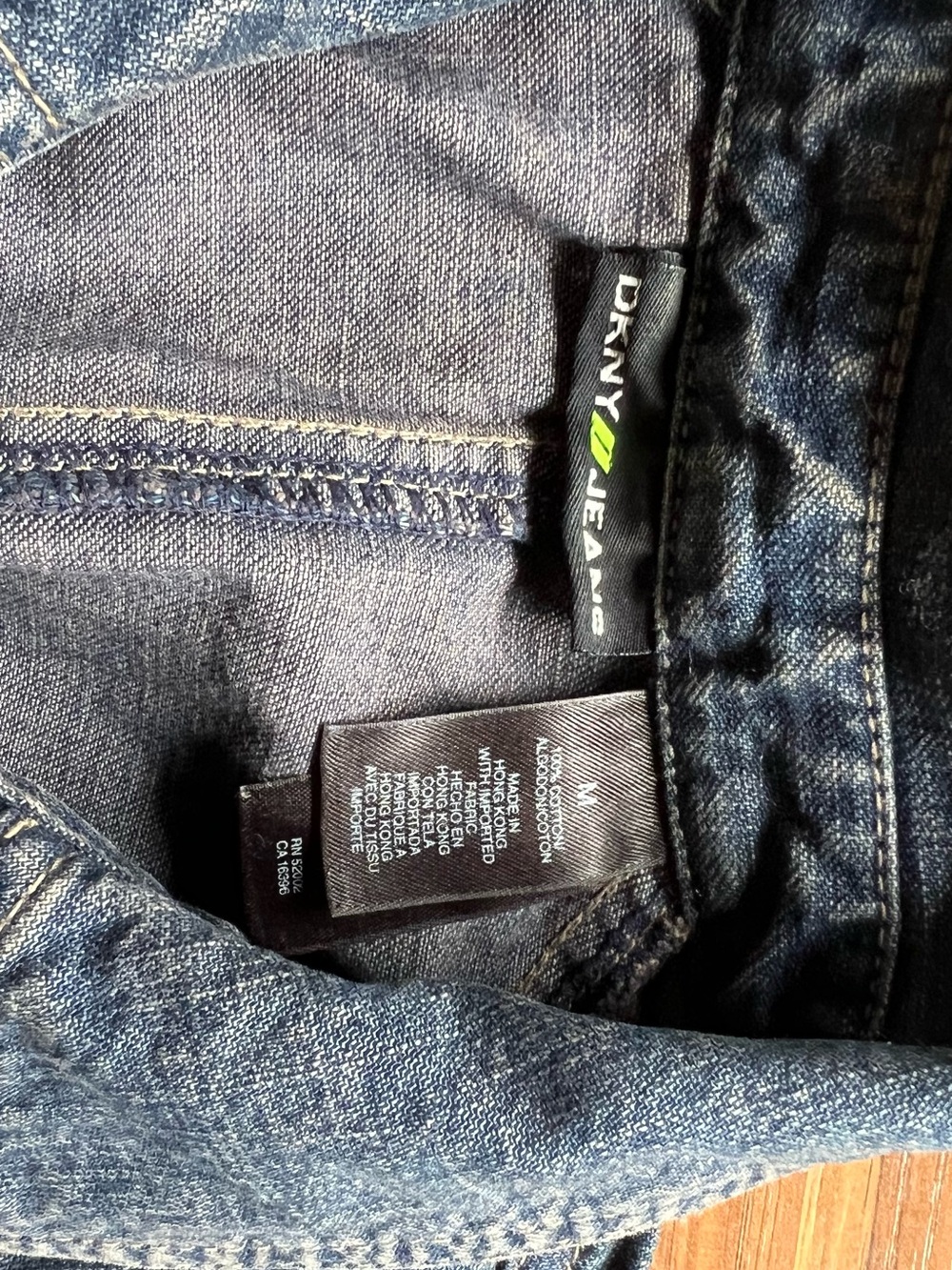 DKNY Dark Denim Button-Front Jean Jacket - Picture 2 of 5
